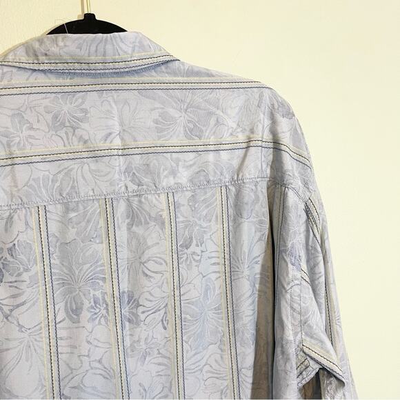 Tommy Bahama Men's Long Sleeve Silk Blend Hawaiian Button Down Size XL - Picture 10 of 14